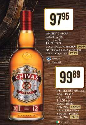 Whisky Chivas Regal 12 YO
