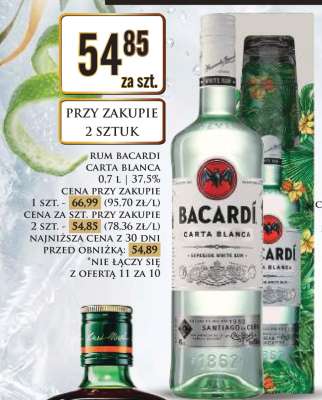 RUM BACARDI CARTA BLANCA