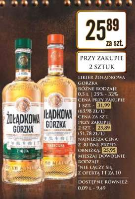 LIKIER ŻOŁĄDKOWA GORZKA - RÓŻNE RODZAJE