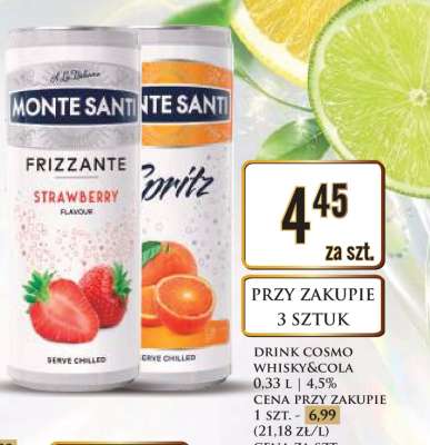 MONTE SANTI FRIZZANTE STRAWBERRY