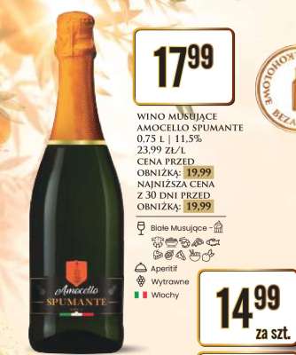 Wino Musujace Amocello Spumante