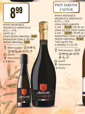 Wino musujące Prosecco Amocello 0,2 l 11%