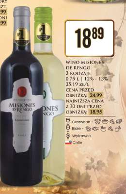 Wino Misiones De Rengo
