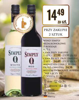 Wino Simply Bezalkoholowe