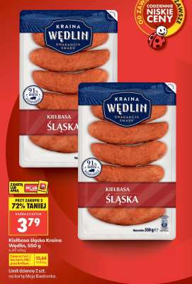 Kiełbasa Śląska Kraina Wędlin 550 g