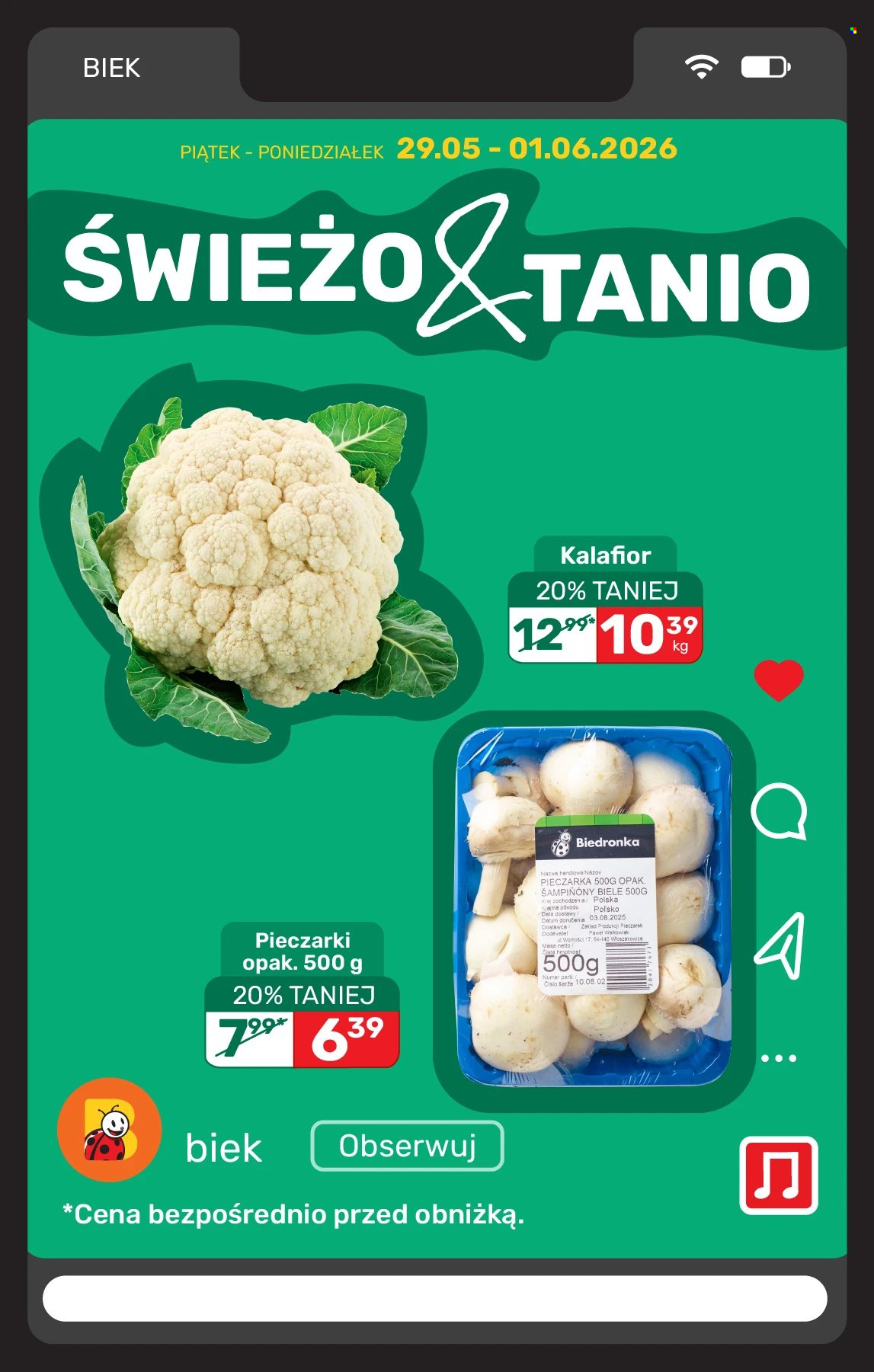 Gazetka Biedronka - 29.05.2026 - 1.06.2026. Strona 12