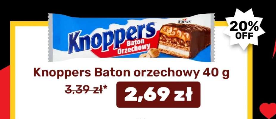 Knoppers Baton orzechowy 40 g