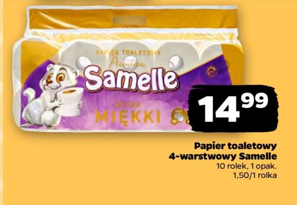 Papier toaletowy 4-warstwowy Samelle
