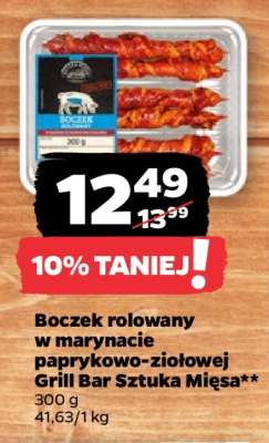 Boczek rolowany w marynacie paprykowo-ziołowej Grill Bar Sztuka Mięsa