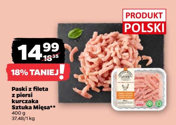 Paski z fileta z piersi kurczaka Sztuka Mięsa