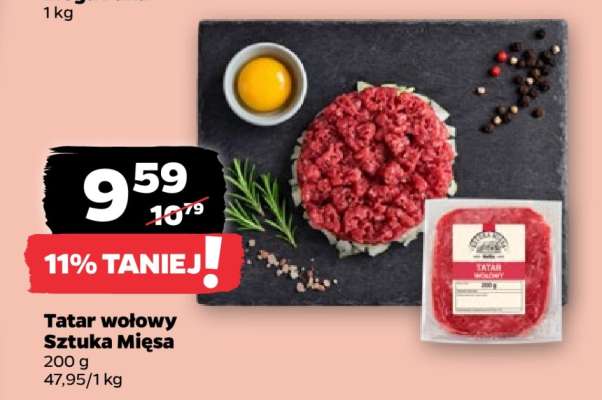 Tatar wołowy Sztuka Mięsa