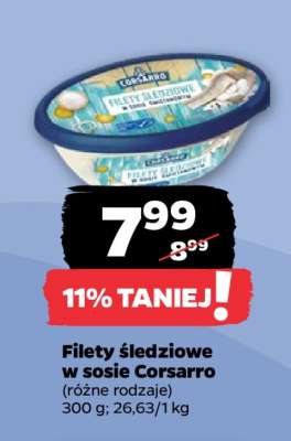Filety śledziowe w sosie Corsarro
