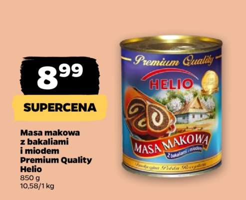 Masa makowa z bakaliami i miodem Premium Quality Helio