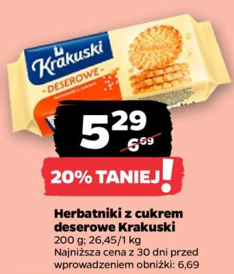 Herbatniki z cukrem deserowe Krakuski