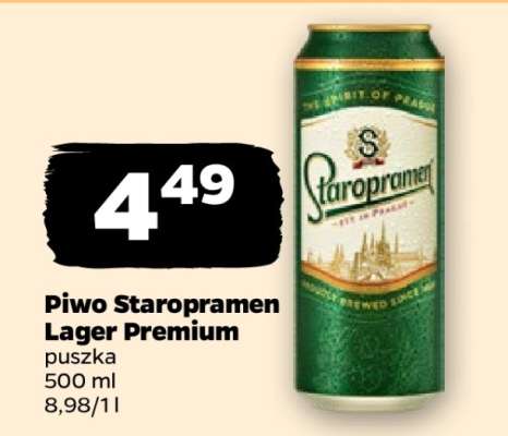 Piwo Staropramen Lager Premium