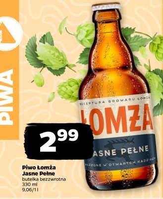 Piwo Łomża Jasne Pełne
