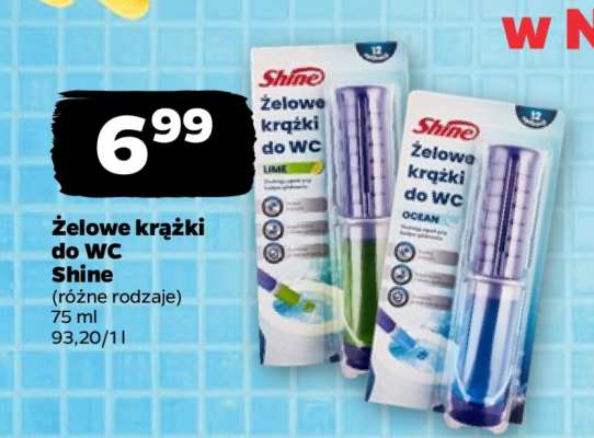 Żelowe krążki do WC Shine