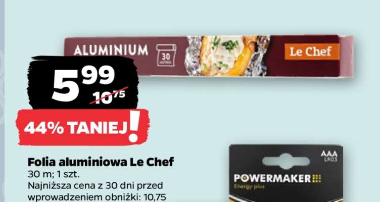 Folia aluminiowa Le Chef