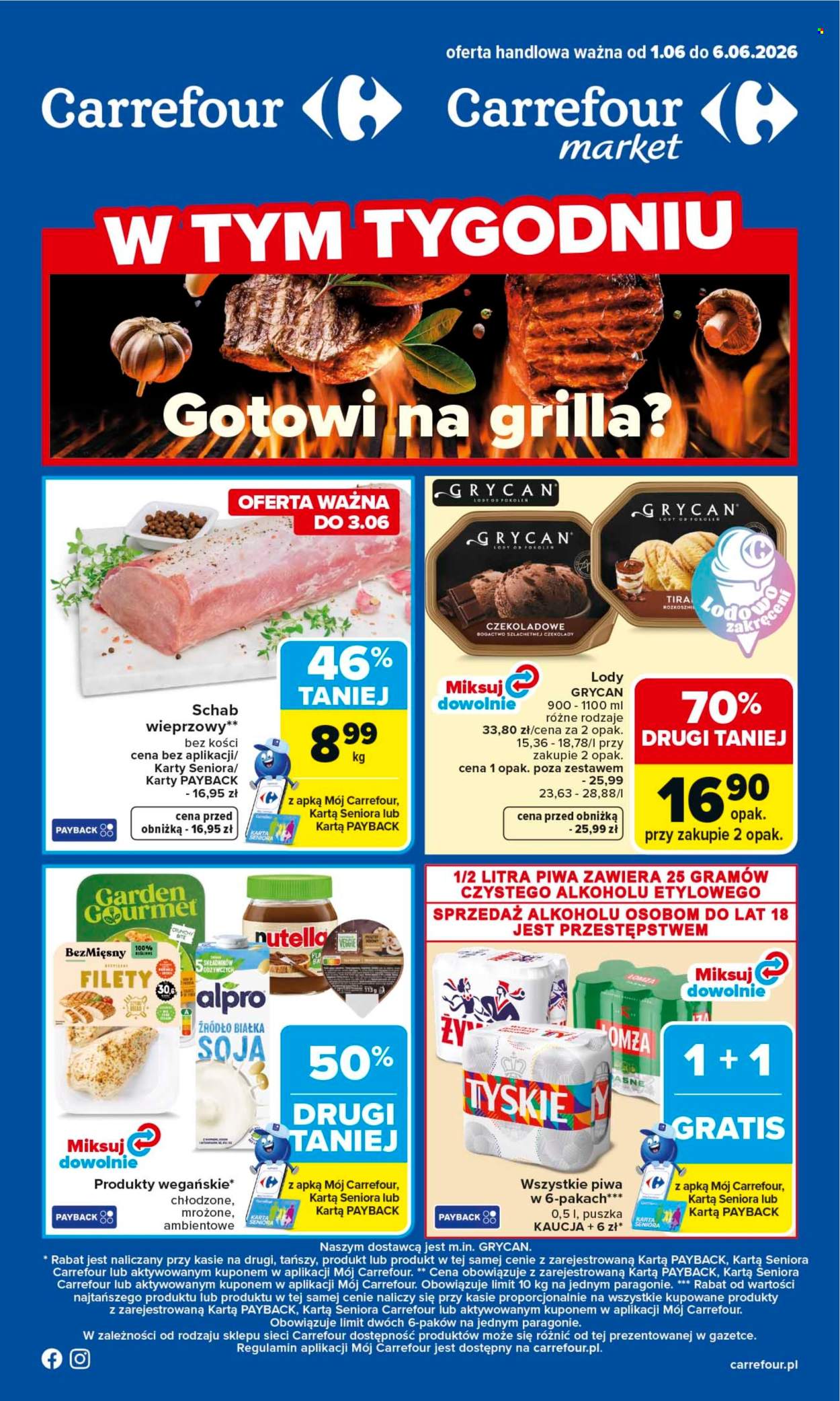 Leták Carrefour - 1.6.2026 - 6.6.2026. Strana 1