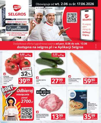Gazetka Selgros - 2.06.2026 - 17.06.2026.