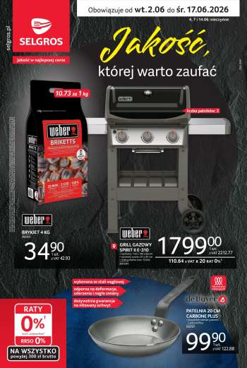 Gazetka Selgros - 2.06.2026 - 17.06.2026.