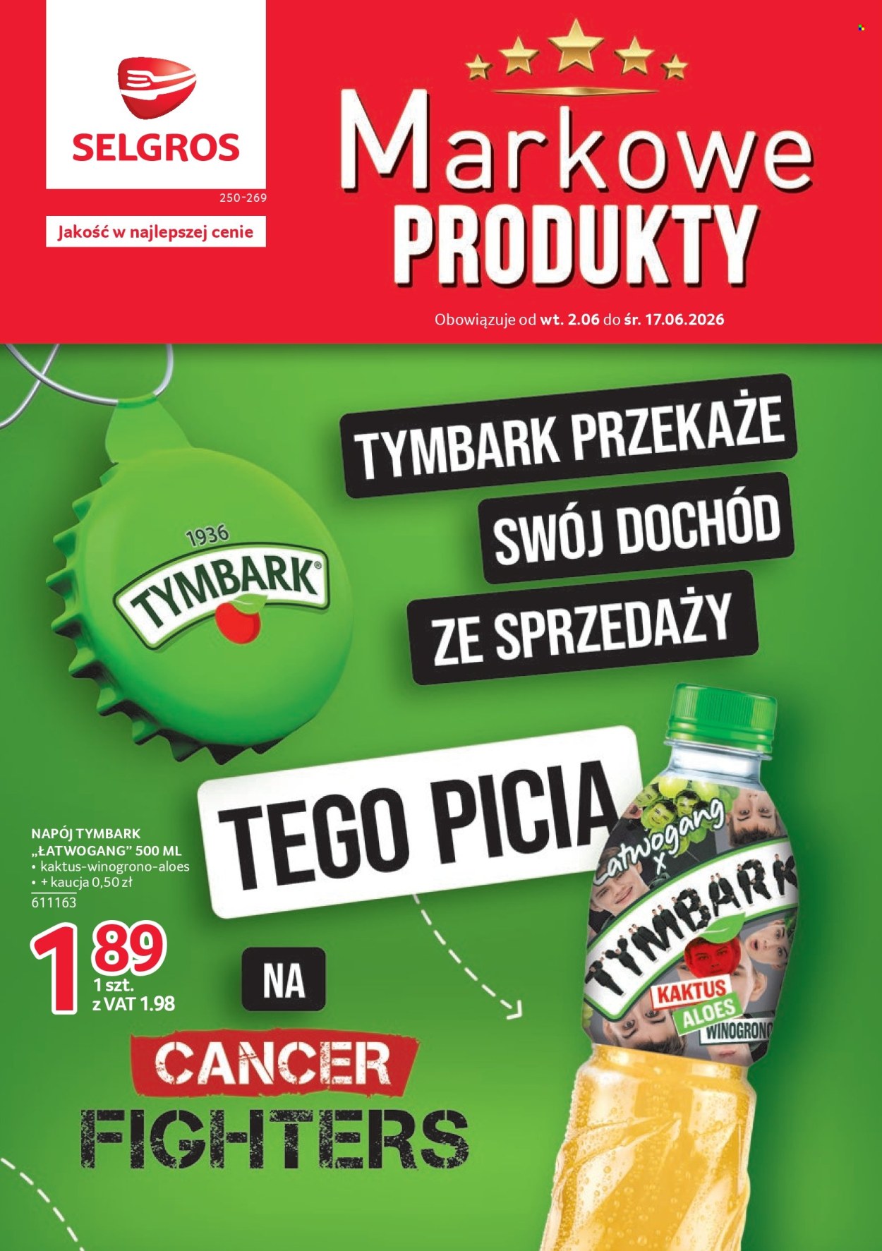 Leták Selgros - 2.6.2026 - 17.6.2026. Strana 1