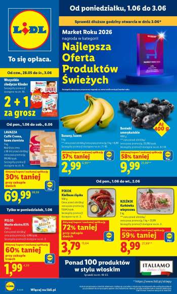 Gazetka Lidl - 1.06.2026 - 3.06.2026.