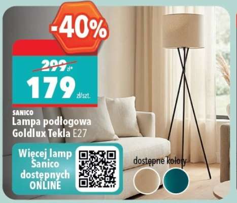 Lampa podłogowa Goldlux Tekla E27
