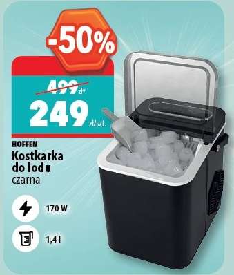 Kostkarka do lodu, czarna