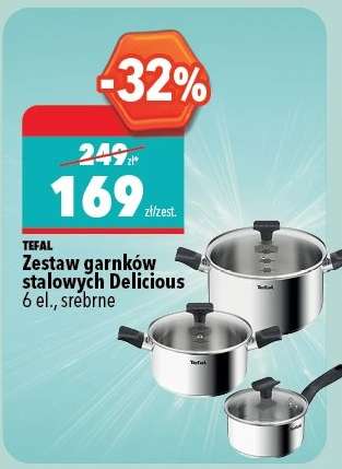 Zestaw garnków stalowych Delicious