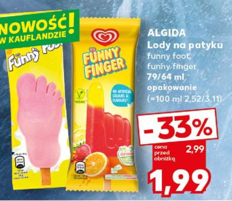 ALGIDA Lody na patyku