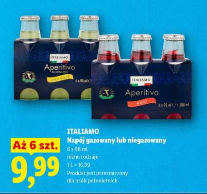 ITALIAMO Napój gazowany lub niegazowany