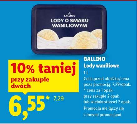 BALLINO Lody waniliowe