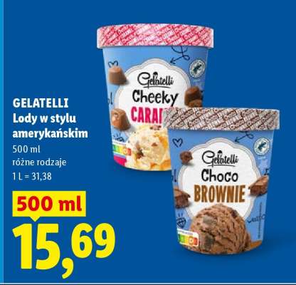 GELATELLI Lody w stylu amerykańskim