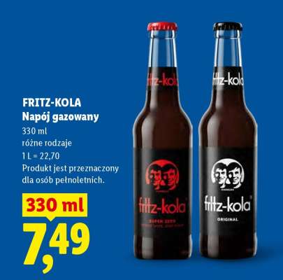 FRITZ-KOLA Napój gazowany