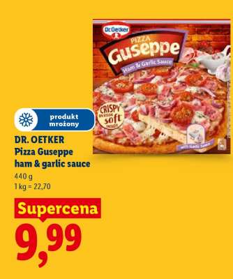 DR. OETKER Pizza Guseppe ham & garlic sauce