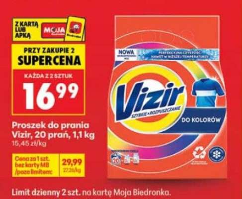 Proszek do prania Vizir 20 prań 1,1 kg