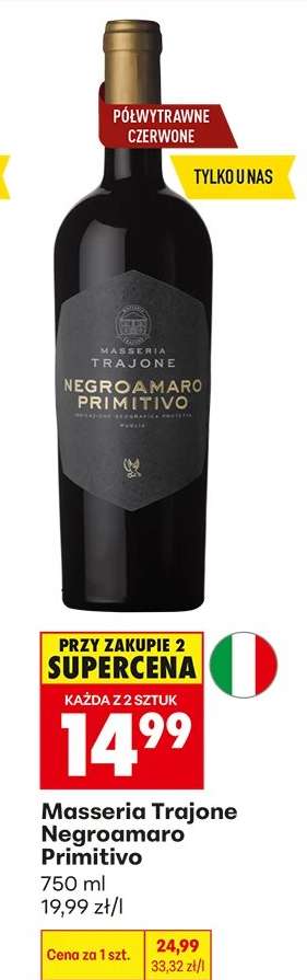 Masseria Trajone Negroamaro Primitivo