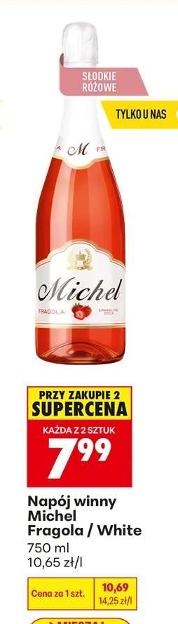 Napój winny Michel Fragola / White