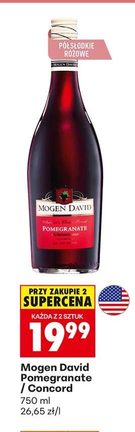 Mogen David Pomegranate / Concord