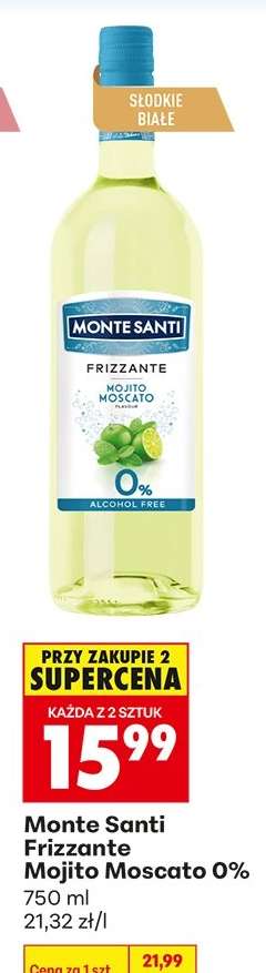 Monte Santi Frizzante Mojito Moscato 0%