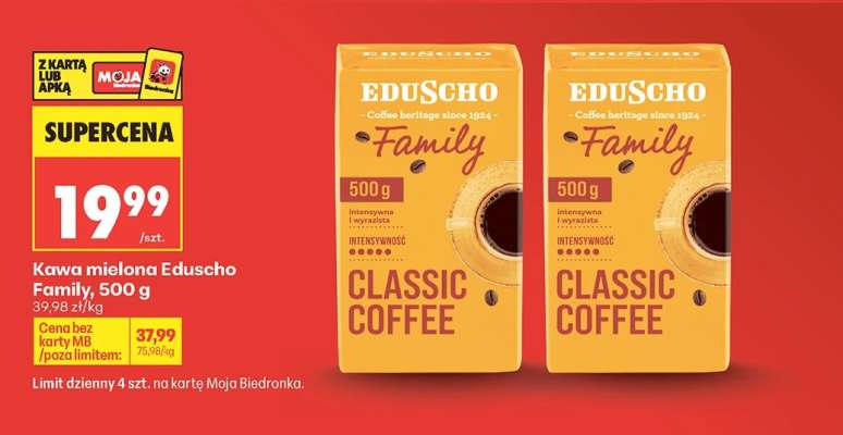 Kawa mielona Eduscho Family, 500 g