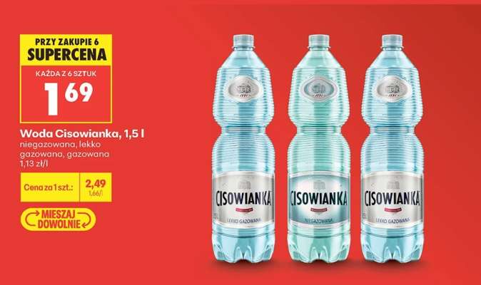 WODA CISOWIANKA 1,5 L