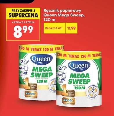 Ręcznik papierowy Queen Mega Sweep, 120 m