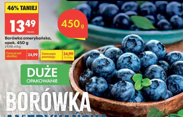 Borówka amerykańska, opak. 450 g