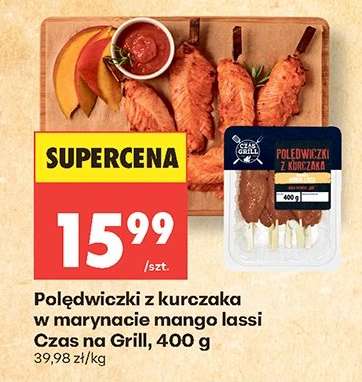 Polędwiczki z kurczaka w marynacie mango lassi Czas na Grill 400 g