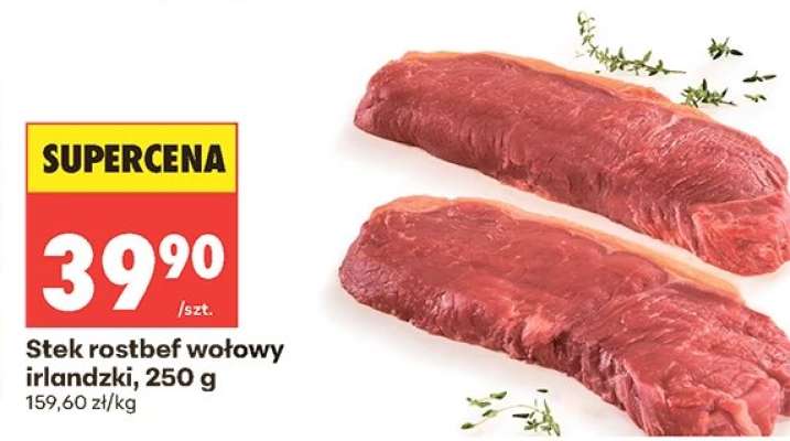 Stek rostbef wołowy irlandzki, 250 g