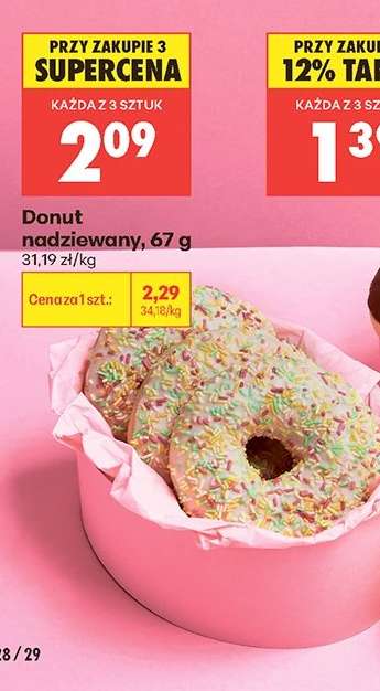 Donut nadziewany, 67 g