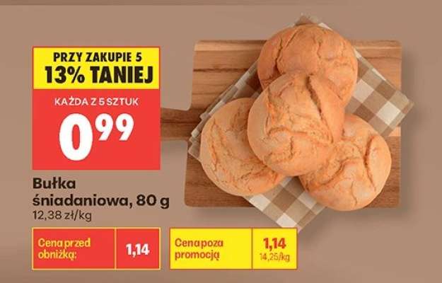bułka śniadaniowa 80 g