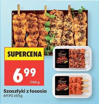 Szaszłyki z łososia